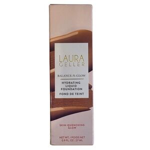 Laura Geller Balance n Glow Hydrating Liquid Foundation Tan .9 Fl Oz 27 Ml New